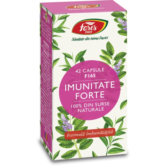 Imunitate forte F165, 42 capsule, Fares