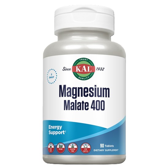 Magnesium Malate, 400mg, 90 tablete, Secom