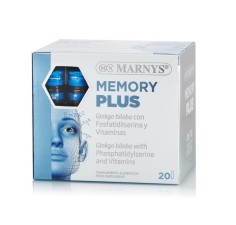 Memory Plus cu ginkgo biloba + fosfatidilserina + vitamine , 20 fiole, Marnys