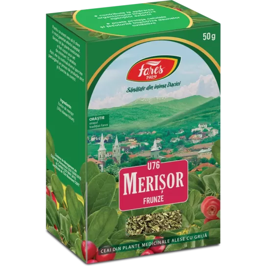 Ceai merisor frunze U76, 50g, Fares