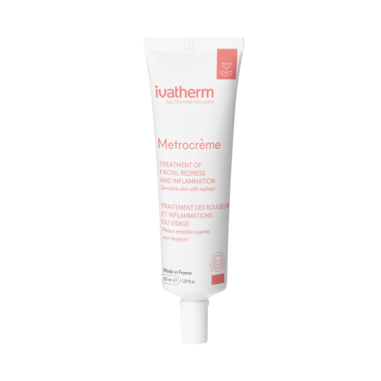 Ivatherm Metrocreme tratament facial roseata si inflamatia cutanata, 30ml