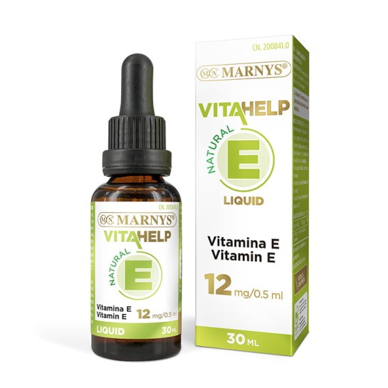 Vitamina E Lichida (D-alfa-tocoferol) Vitahelp, 30ml, Marnys 