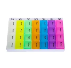 Organizator saptamanal medicamente cu separator, Narcis