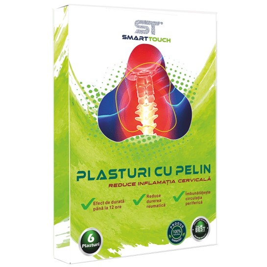 Plasturi cu pelin pentru dureri cervicale, 6 bucati, Henan Kangdi