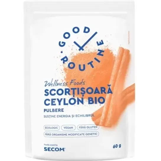 Scortisoara Ceylon Bio Good Routine, pulbere 60g Secom