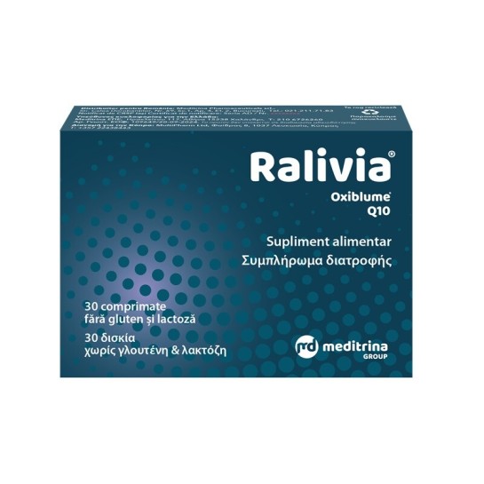 Ralivia Oxiblume + CoQ10, 30 comprimate, Meditrina 
