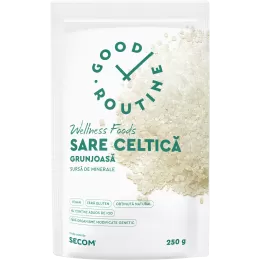 Sare celtica grunjoasa Good Routine, 250g, Secom 