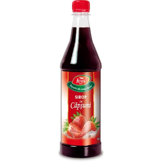 Sirop aromfruct capsuni, 700ml, Fares