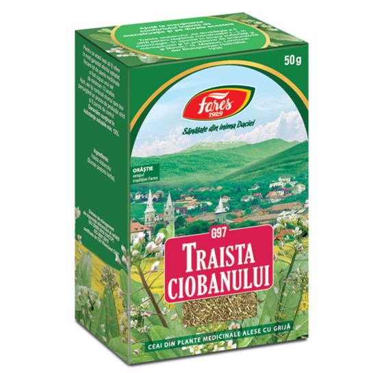 Ceai traista ciobanului G97, 50g, Fares