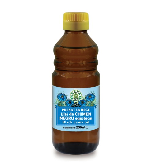 Ulei din chimen negru presat la rece, 250ml, Herbavit