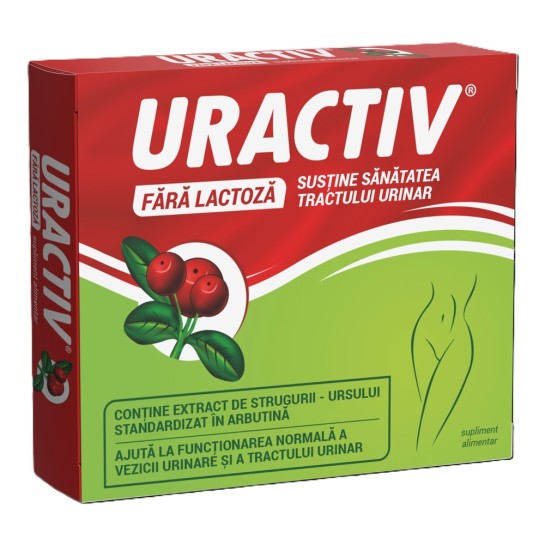 Uractiv fara lactoza, 21 capsule, Terapia