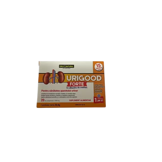 Urigood Forte 1000mg, 20 comprimate, Only Natural