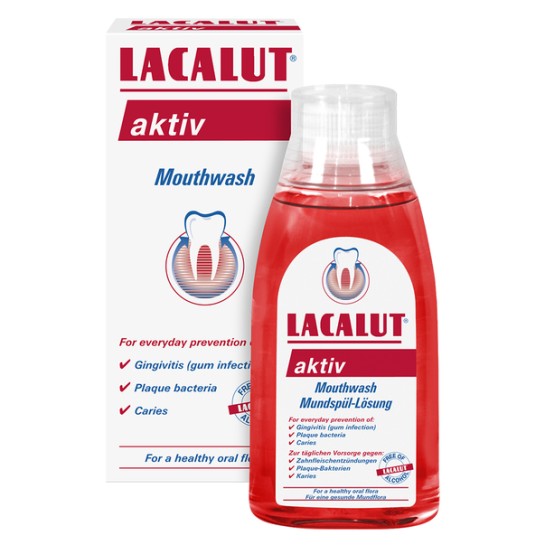 Apa de gura Lacalut Aktiv, 300 ml, Theiss Naturwaren