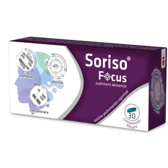 Soriso Focus, 30 comprimate filmate, Antibiotice