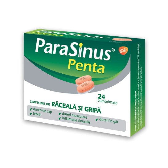 ParaSinus Penta, 24 comprimate, Haleon