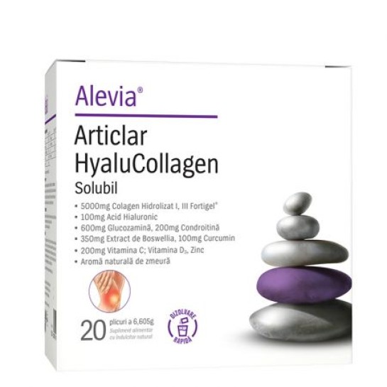 Articlar HyaluCollagen Solubil 20 plicuri, Alevia