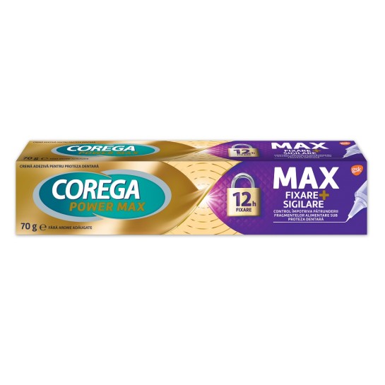 Corega Power Max - fix control 70g (fixare + sigilare), Gsk