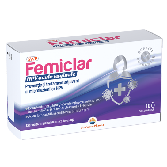 Femiclar HPV, 10 ovule, SunWave