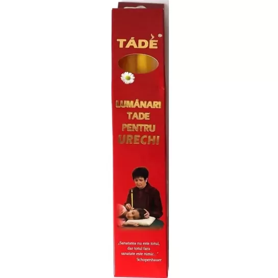 Lumanari terapeutice pentru urechi,  2 bucati, Tade