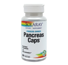 Pancreas Caps Solaray, 60 capsule, Secom