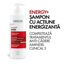 VICHY Dercos sampon energy+ cu aminexil, 400 ml