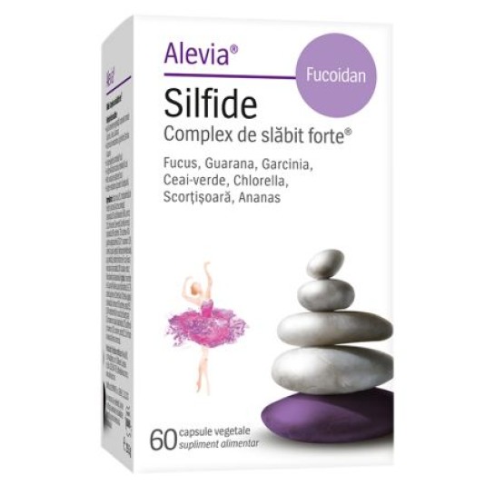 Silfide Complex de slabit forte + Fucoidan, 60 capsule, Alevia 
