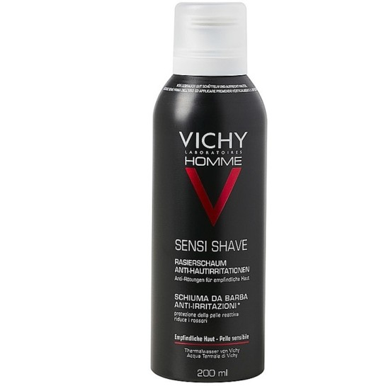 vichy, Spuma de ras anti-iritatii pentru ten sensibil, 200ml