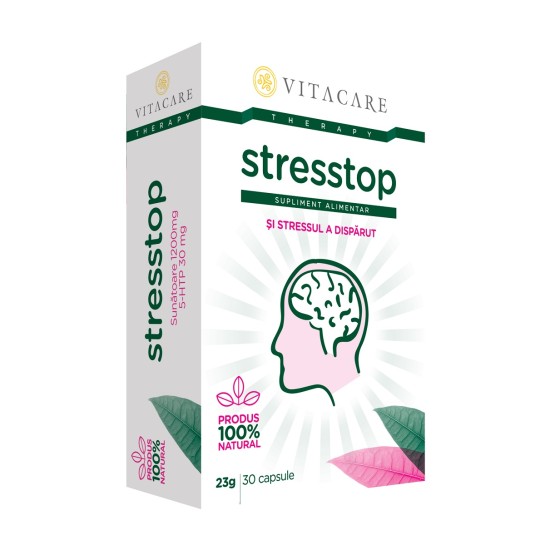 Stresstop, 30 capsule, Vitacare 
