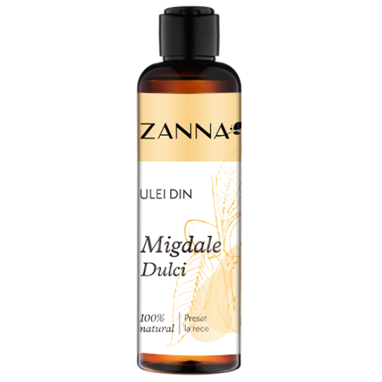 Ulei migdale dulci presat la rece, 200ml  Zanna