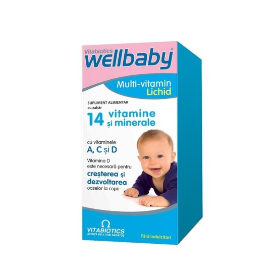 WellBaby multi-vitamine, 150ml, Vitabiotics