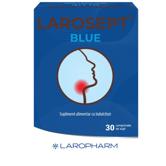 Larosept Blue, 30 comprimate de supt, Laropharm 