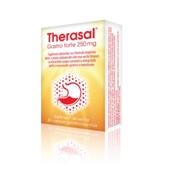 Therasal Gastro Forte 250mg, 30 capsule, Vedra Intl.
