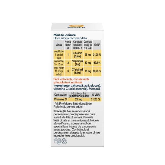 Sicovit Vitamina C kids, picaturi 30ml, Zentiva