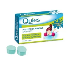 Dopuri din silicon pentru inot copii, 3 perechi, Quies