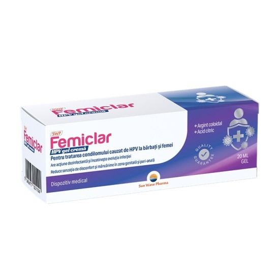 Femiclar HPV, gel, 20ml, Sun Wave Pharma