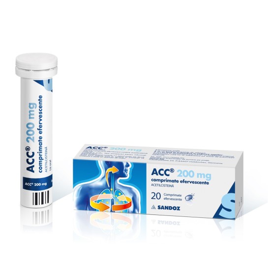 Acc, 200mg, 20 comprimate efervescente, Sandoz