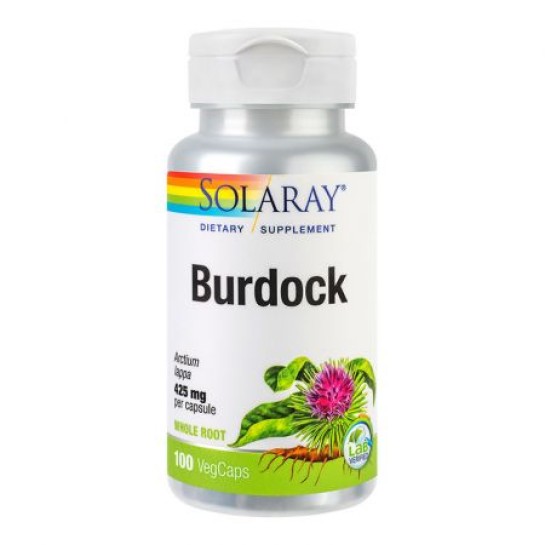 Burdock (Brusture) 425mg Solaray, 100 capsule, Secom