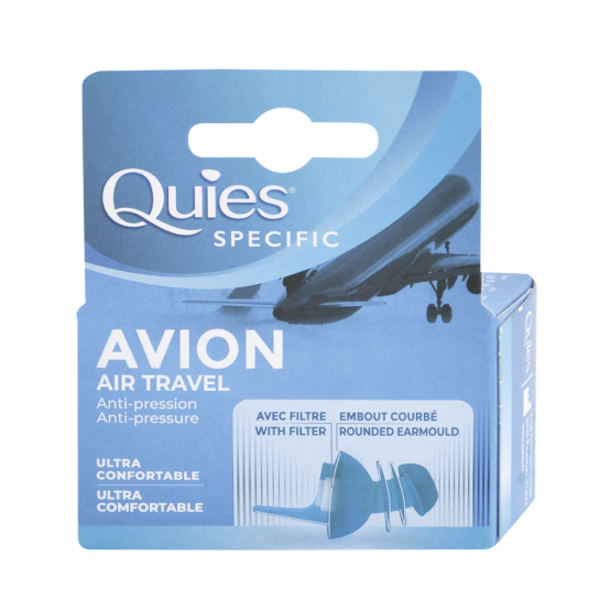 Dopuri din silicon pentru avion, 1 pereche, Quies 