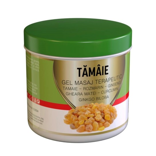 Praemium tamaie (gel masaj terapeutic cu tamaie, rozmarin, ginseng, ghera matei, curcumin ginkgo), 275ml