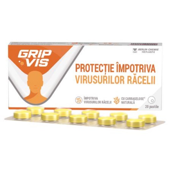 GripVis, 20 pastile, Berlin-Chemie 