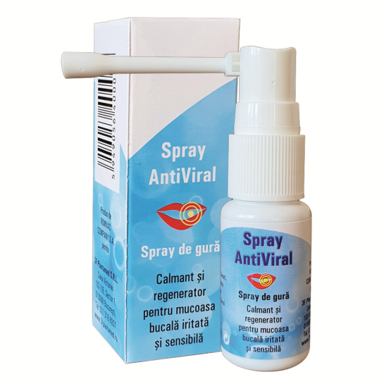 Spray antiviral pentru cavitatea bucala, 15ml, Plantamed