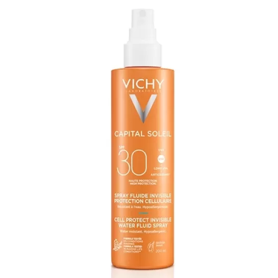 VICHY Capital Soleil, Ulei invizibil Cell Protect SPF30+, 200ml