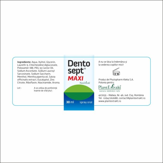 Dentosept Maxi, spray, 30 ml, PlantExtrakt