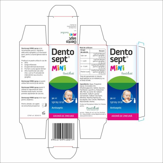 Dentosept Mini, spray, 30 ml, PlantExtrakt