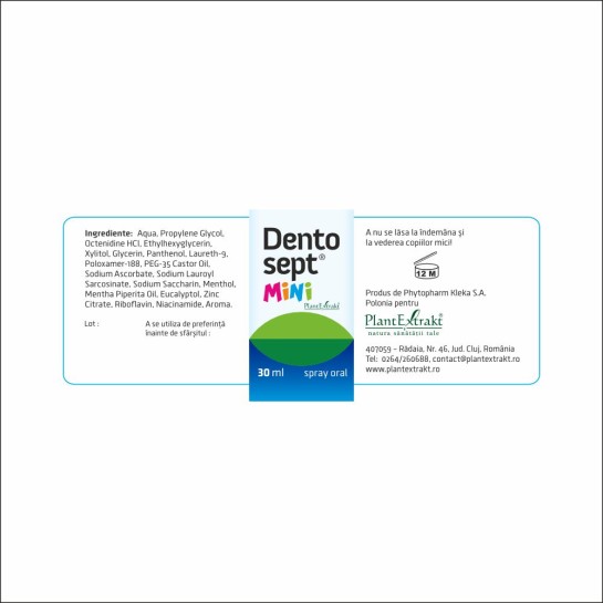 Dentosept Mini, spray, 30 ml, PlantExtrakt