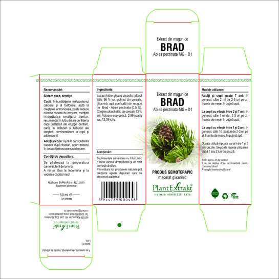 Extract muguri brad (Abies pectinata) 50ml, PlantExtrakt