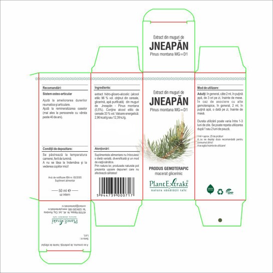 Extract muguri jneapăn (Pinus montana) 50ml, PlantExtrakt