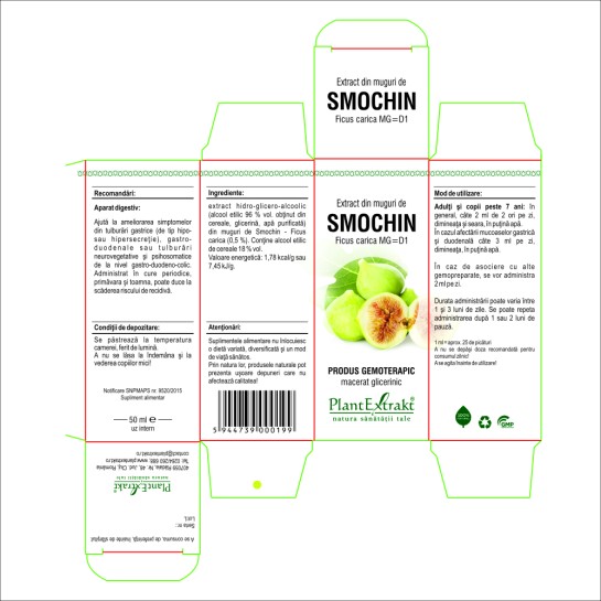 Extract muguri smochin (Ficus carica) 50ml, PlantExtrakt