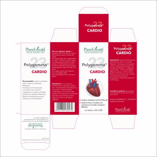 Polygemma 23, Cardio, 50ml, PlantExtrakt