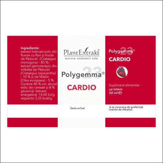 Polygemma 23, Cardio, 50ml, PlantExtrakt